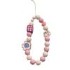 Bow Phone Charm Colored Beads Mobile Phone Chain Phone Case Lanyard Cellphone Strap Phone Lanyard