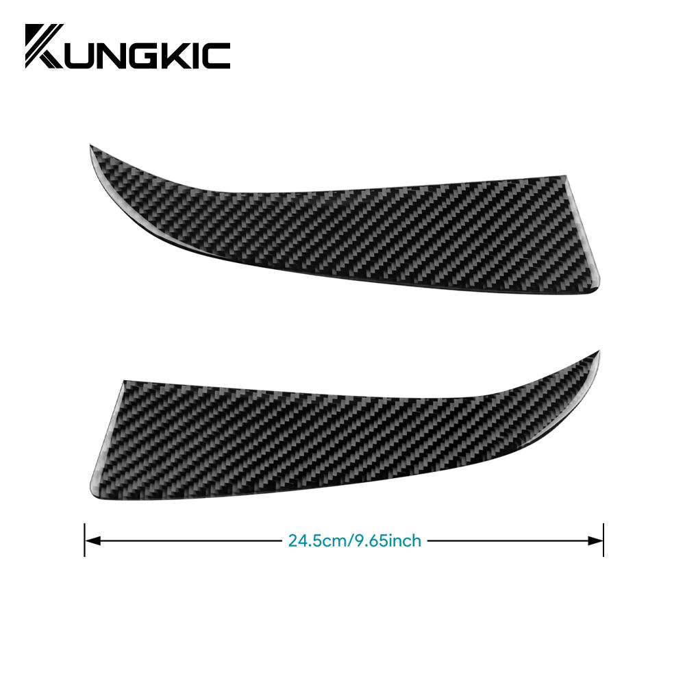 Real Soft Carbon Fiber Car Center Control Gear Side Sticker For Subaru WRX VB/WRX STI 2022 2023 2024 2025 2026 Interior Trim
