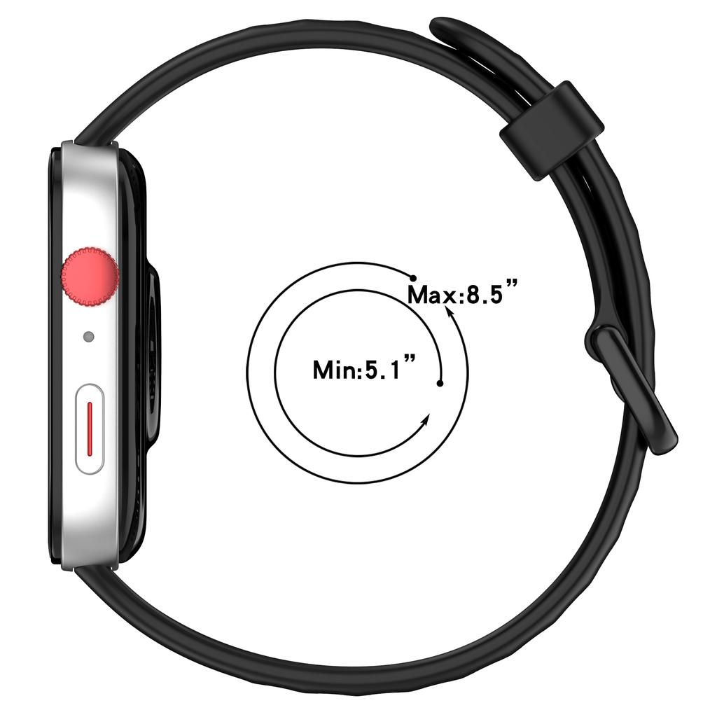 Pro Huawei Watch Fit 3 Náhradní náramek Měkký silikonový řemínek k hodinkám