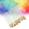 Paint Brush Sets Multimodal Nylon Hair 5 Different Types Oil Paint Brushes for Oil Watercolor Painting Gouaching Gift