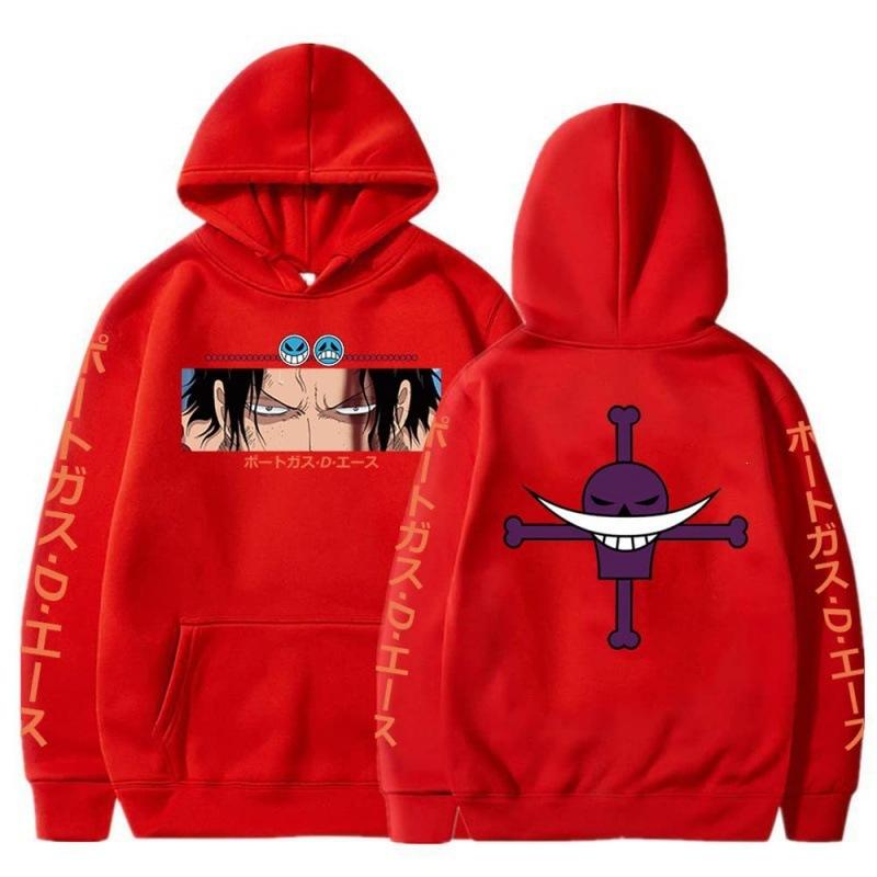 Ace, Anime Peripheral Print Sweater Spring And Autumn Men'S And Women'S Casual Long-Sleeved Hoodie Anime