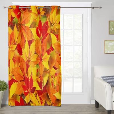 Tende da finestra con foglie autunnali per soggiorno, lusso, decorazione camera da letto, tendaggi, trattamenti per finestre da cucina, tende