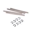 4pcs Stainless Steel Suspension Pins 48mm with E Clips for Traxxas Slash 2WD 1/10 RC Car