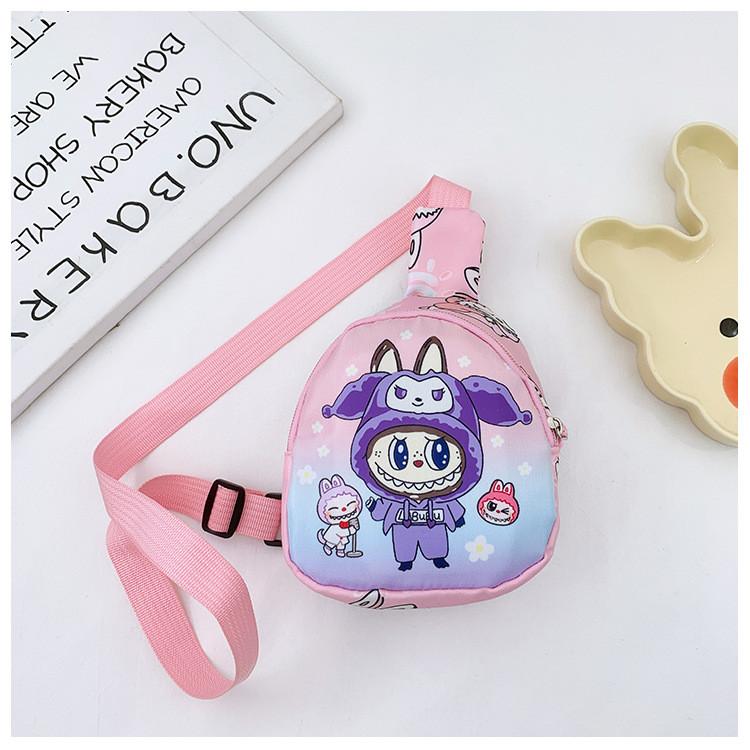 Printed Crossbody Shoulder Chest Bags Children Cartoon Gifts Outdoor