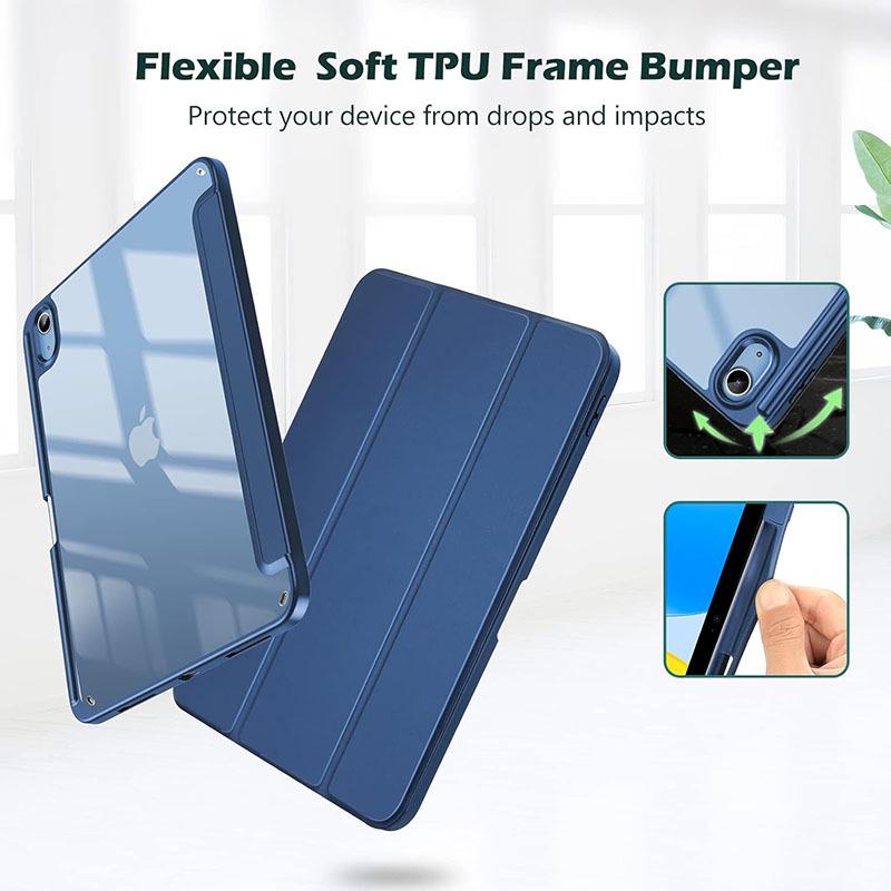 IPad Air 11 Dreifach faltbares magnetisches Acryl-Ständer-Case mit Sleep-Funktion