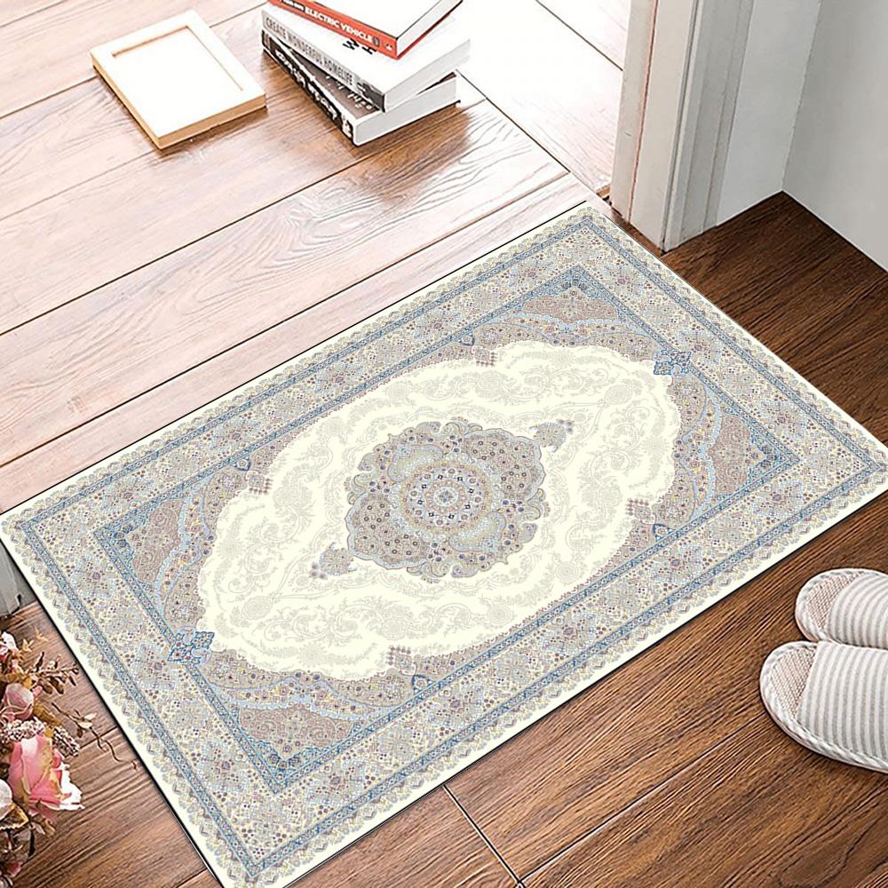 

carpets for living rooms and bathrooms are anti-slip and washable, making them suitable for home decoration 60*90cm