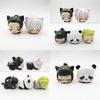 Jujutsu Kaisen Pijama com Orelhas de Gato Modelo de Bolo de Carro Kit de Montagem em PVC Caixa Surpresa Colecionável Para Fãs de Anime