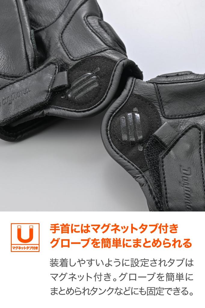Daytona Motorcycle Leather Hard Smartphone Focused on Comfortable Cow Leather Short Protector Gloves Size 63007 Gloves, Winter, Summer, Autumn,