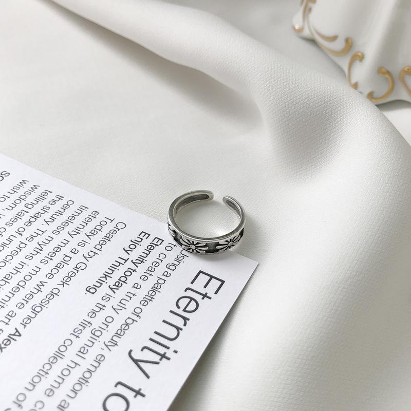 Korean Style INS Small Fish Retro Peacock Adjustable Women's Ring