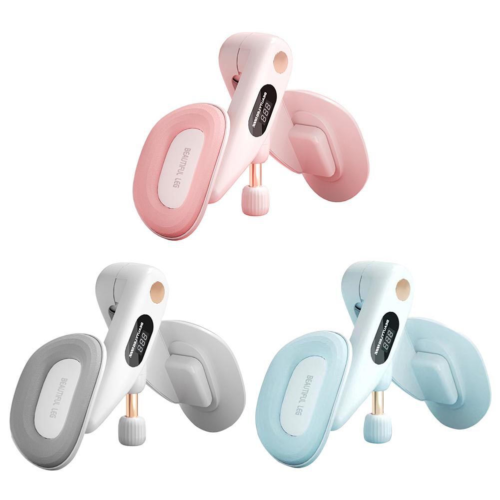 Thigh Trainer Tool with Counter Inner Thigh Exerciser Adjustable Thigh Muscle Strengthen Device for Arm Leg Thigh Toner Exercise