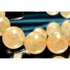 Used [1 item] Delicate gold needle gold rutile quartz 13.5mm bracelet power stone natural stone _MD5223