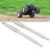 2pcs Stainless Steel RC Car Rear Axle Shaft for FMS 1/10 Explorer Mashigan for ATLAS Dachi Other RC Cars RC Parts Silver