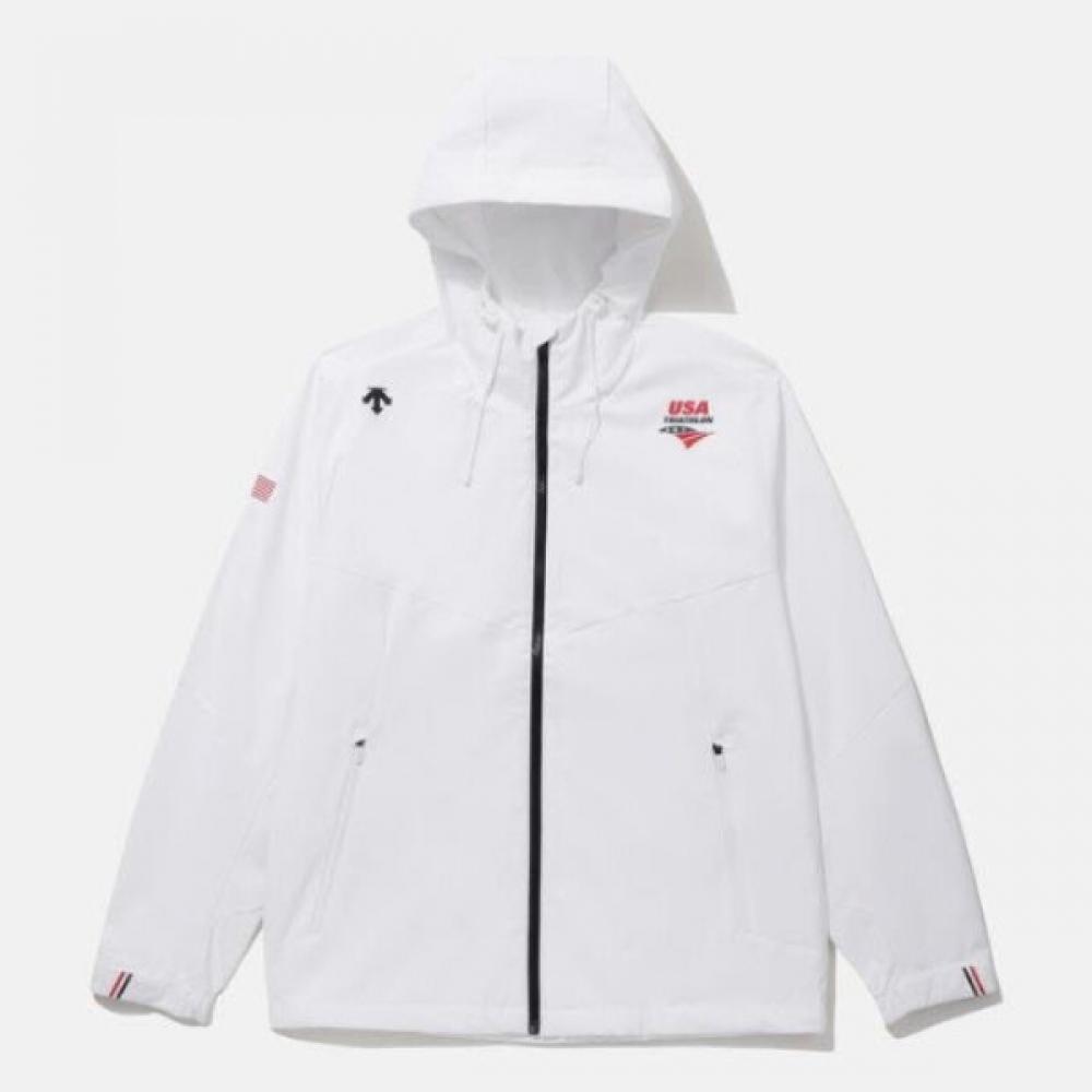 

Descent Windproof Cqk Sq121ijk13 Wht Usat Lined Woven 2l Jacket 100