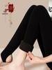 Women's Velvet Thick Base Layer Pants: Perfect for Spring & Autumn, Petite & Plus Sizes, Slimming, Foot-Covering, Wear Outside, Cotton, and Versatile.