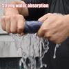 Microfiber Car Wash Towel Double Sided Coral Fleece Absorbent Cloth Car Window Cleaning Tool Multifunctional Dishwashing Cloth