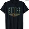 Men's Retro Blues Guitar T Shirt for Music Enthusiasts Summer Trendy Street Fashion Casual T Shirt