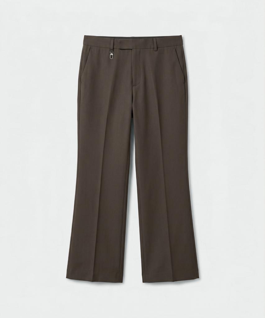 SSY 2-Way Hidden Extend Bootcut Slacks Brown