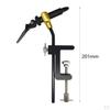 Degree Rotation Assist Hook Binding Vise Fly Tying C Clamp with Hardened Steel Fishing Lure