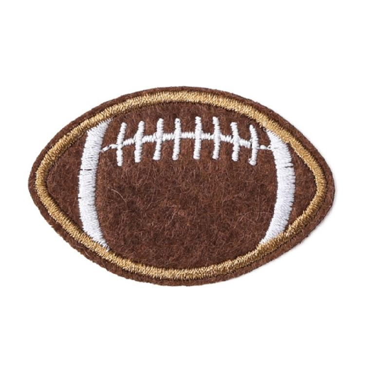 12 Pcs/Set Embroidered Patches Sew On Appliques Football Iron on Patches for Clothes Hat Jeans