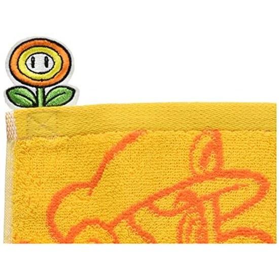 Marushin Hand Towel Nintendo Mario 2525cm Fire Flower Cotton 100