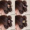 Elegant Large Hair Clip for Half-Updo Women's Headwear