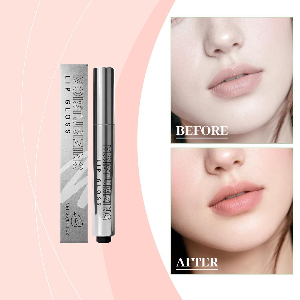 Hydratační lesk na rty Zvětšující proti suchosti Vysoký lesk Zlepšuje pružnost rtů Regenerační Zjemňující Vyhlazující Hydratační balzám na rty