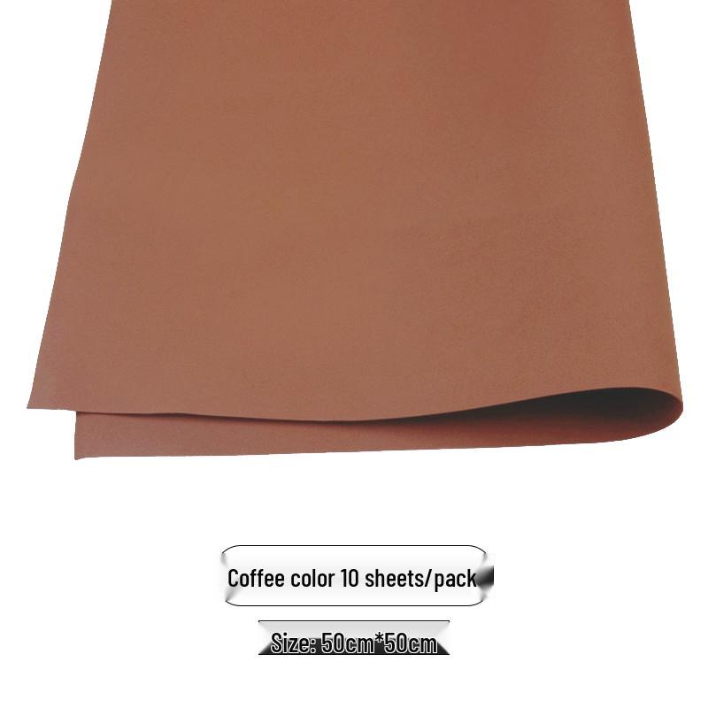 Colored Foam Paper Pack - 10 Sheets, 10 Colors - for Crafting & Origami