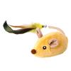 Interactive Plush Mouse Cat Toy, Realistic Squeaky Moving Toy for Indoor Play & Exercise