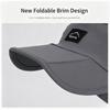 Women's Packable Open-Top Sun Hat Cap, Breathable Nylon Ponytail Style with Front Bill for Hiking and Holiday Travel
