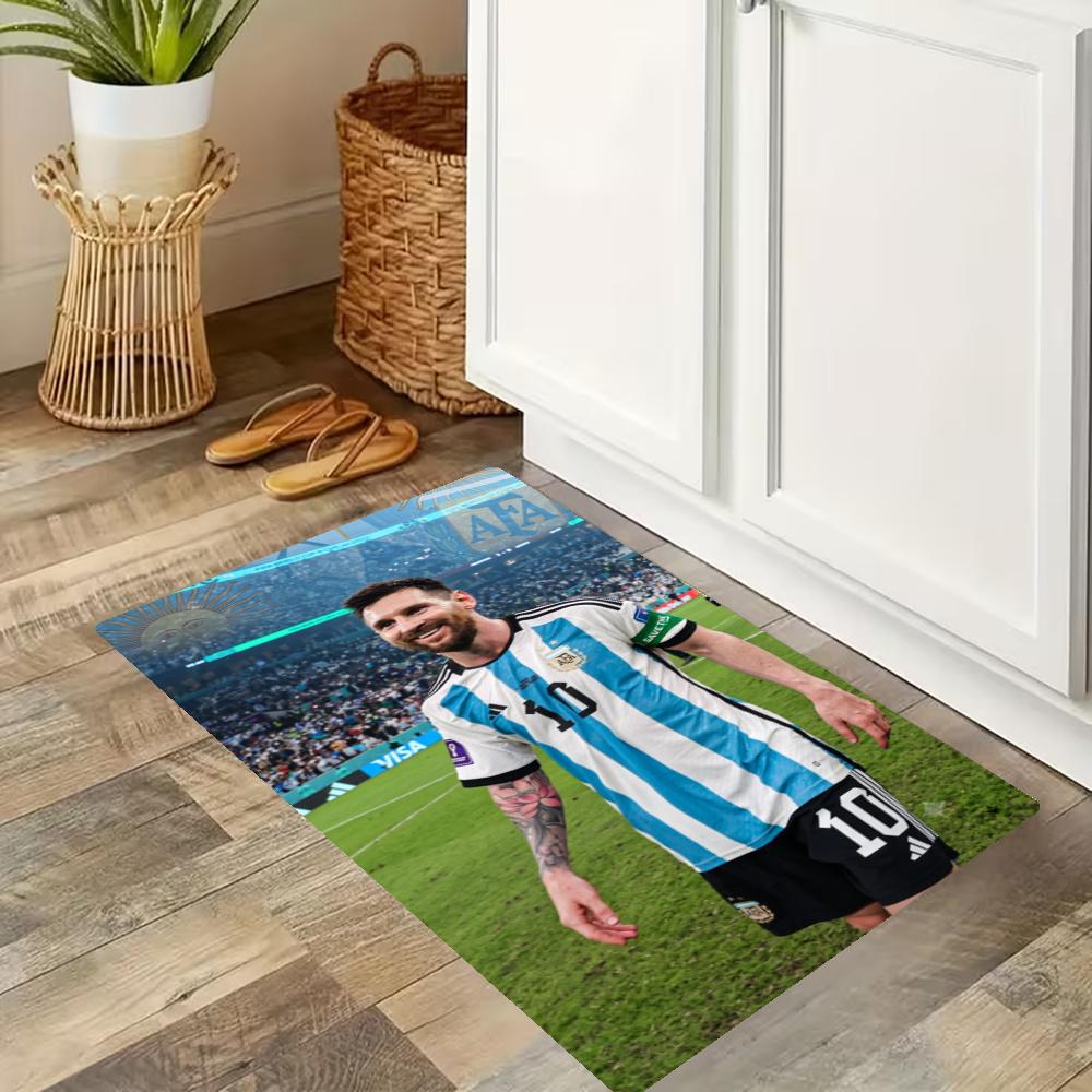 Messi Kitchen Mats Durable Bathroom Pads Comfortable Rugs Carpets For Kitchen Home Office Sink Laundry Room Bathroom Decor