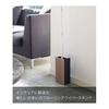 Yamazaki Jitsugyo Flooring Wiper Stand Rin Brown 3178 Approx. W13 x D10.5 x H26cm