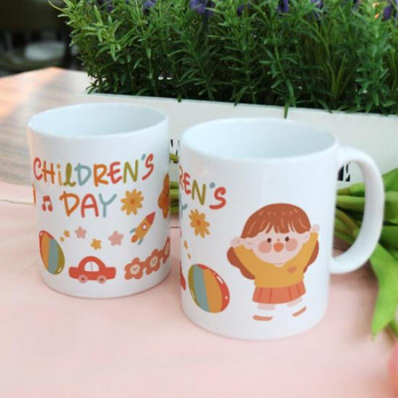 pr983-Design Mug 2p-Cute Children s Day 02