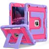 Kids Friendly Case for iPad 10.2 7th 8th 9th Heavy Duty Shockproof Protective Cover with Built-in Kickstand Funda