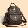 Schoolbag Fashion Trend Bag Women's 1011 New Printed Shoulder Double Shoulder Premium Sense Multifunctional Large Capacity Travel Backpack