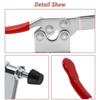4Pcs Horizontal Toggle Clamp Quick-Release Toggle Clamps Set Woodworking Pliers Pressers Universal Vertical Quick Fixture GH 201