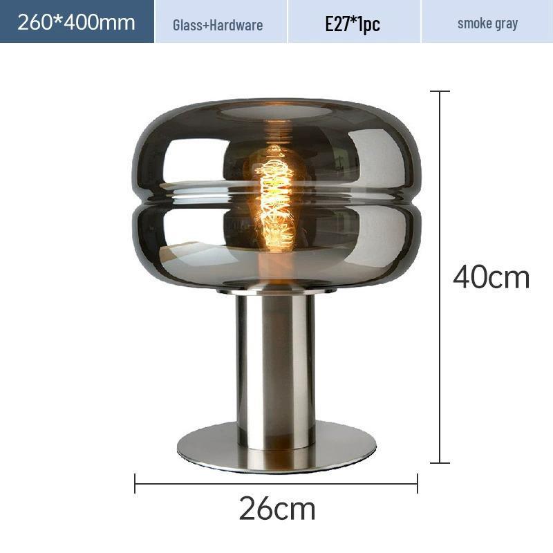 Nordic Modern Glass Table Lamp - Creative, Stylish Lighting for Living Room, Bedroom, Hotel, or Model Room