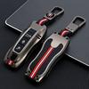 Zinc Alloy Car Key Case For Porsche Panamera Cayenne 911 971 992 Spyder Carrera Macan Boxster Cayman Accessories