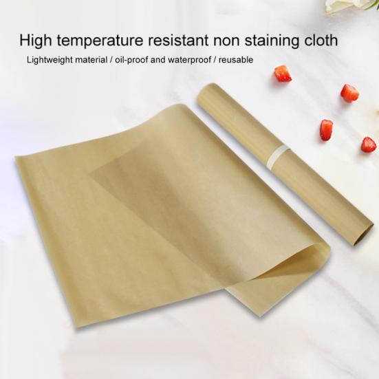 2 Stücke Küche Hitzebeständige Ofen Backmatte Blatt Antihaft-Gebäck Pad Tuch