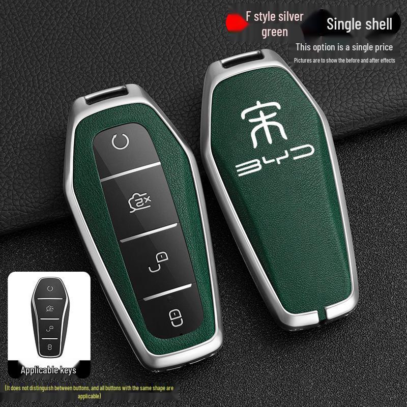 BYD Song Tang Max G5 Surui E5 Sirui G6 Qin Car Metal Key Case - Creative Shell Buckle for Old Models