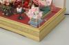 Hina Doll Case Decoration Hina Doll Made by Fujio Shining Hina Wood Grain Acrylic Case Decoration 2526-2B
