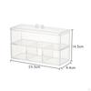 Clear Acrylic Cosmetic Storage Organizer for Lipstick and Jewelry