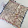 Gift silk scarves High-end silk streamer printed small square scarves Women's versatile trend square silk scarves