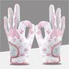 Golf Double High High Pair Women's Gloves, Grip, Grip, Breathability, Stretchy, (Pink, 19cm)