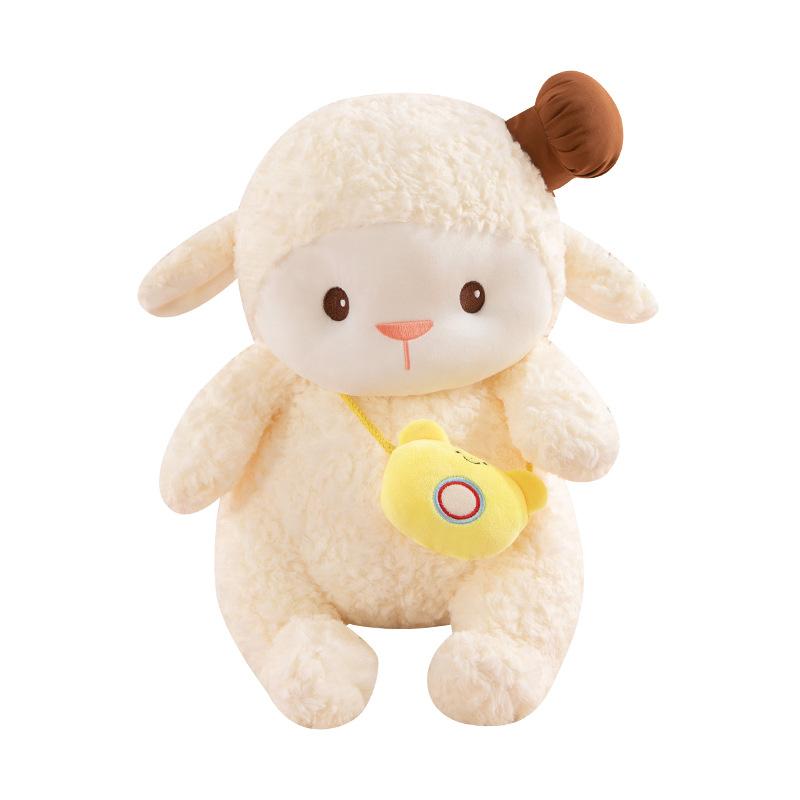 Betty Lamb Doll Lamb Doll Child Soothing Doll Lamb Backpack Plush Toy Birthday Gift