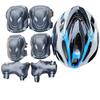 Schuim Unisex Combinatie Sport Beschermingsuitrusting voor Skateboard Roller Skating Wintersport - Handpols Kniebeschermers & Helm
