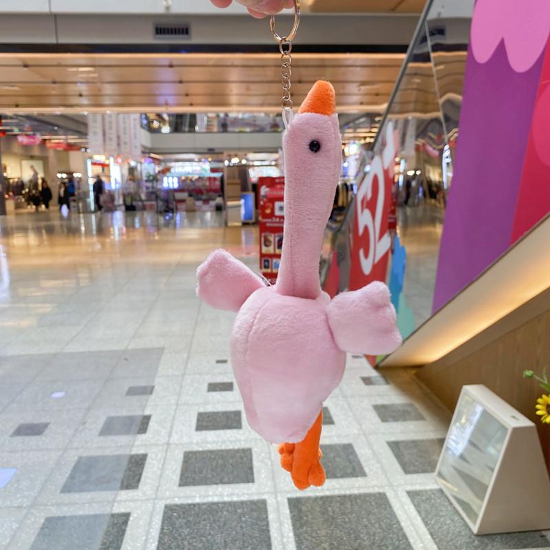 Goose Plush Keychain With Extendable Body For Collectors Display And Gift Ideas