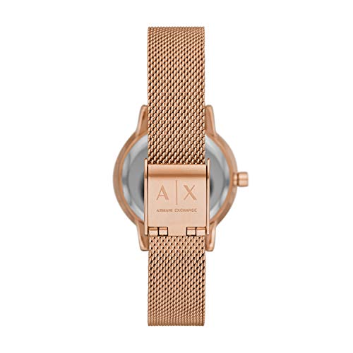 Armani Exchange LOLA AX7121 Women's Rose Gold Watch, Officially Imported
