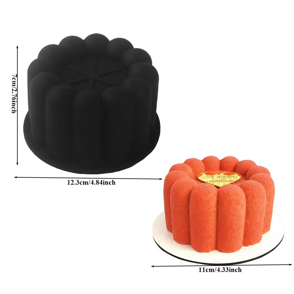 Wavy Lace Silicone Cake Mold Concave Design Baking Supplies Mousse Cake Mold  Kitchen Baking