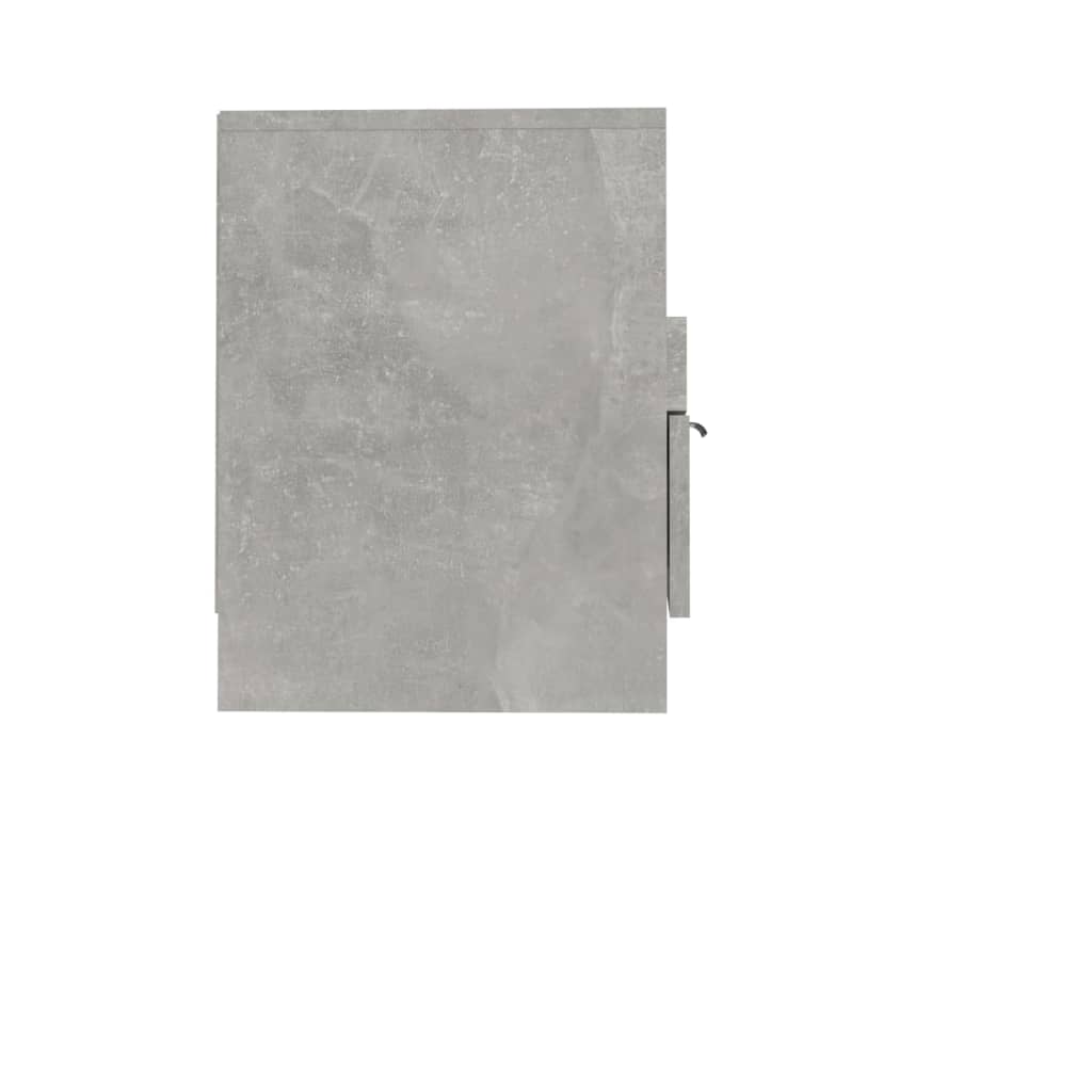 TV Cabinet Concrete Grey 150 x 33.5 x 45 cm Particleboard
