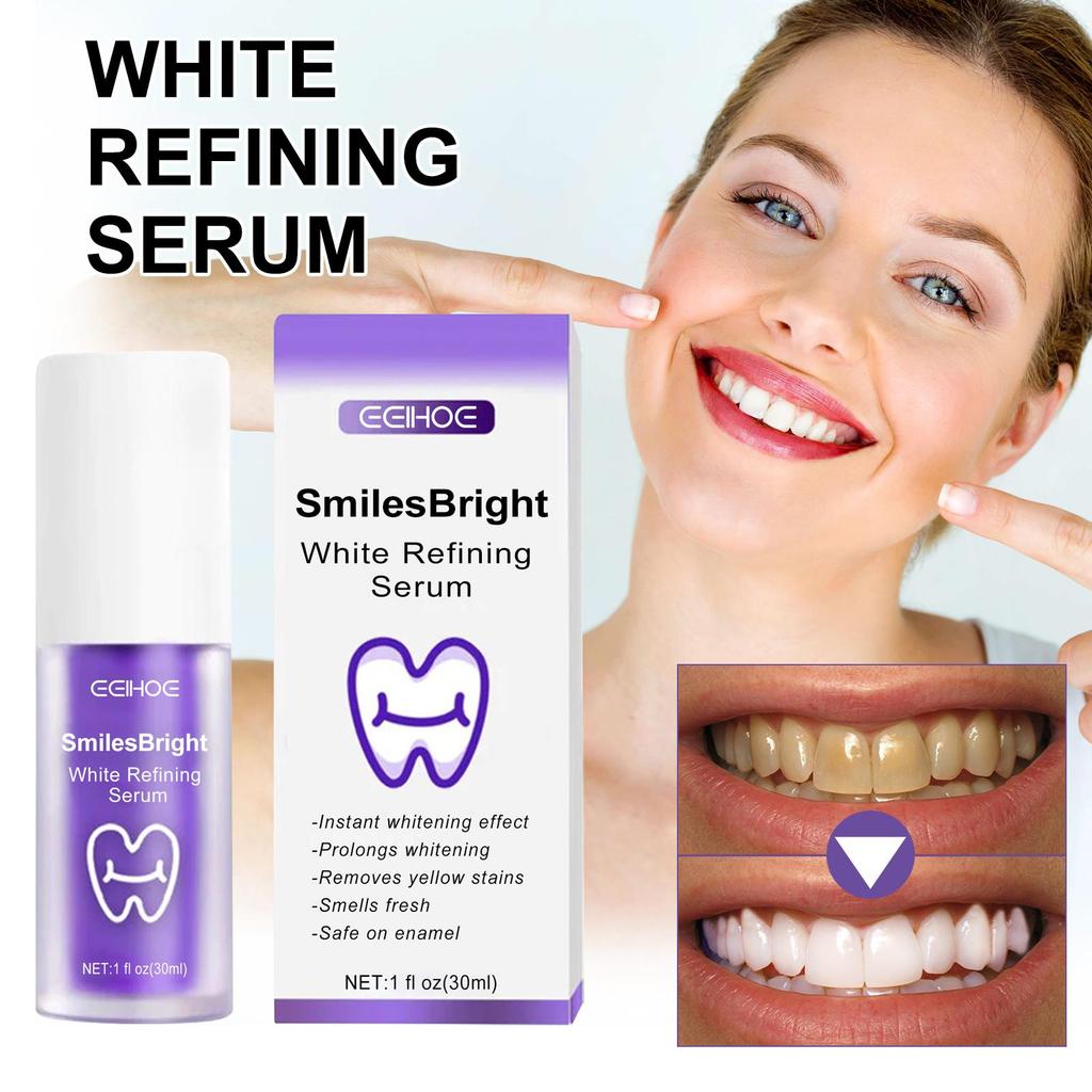 EELHOE Fioletowa Pasta do Zębów Wybielająca Czyści Przebarwienia & Zapach Rozjaśnia Zęby & Dziąsła Pasta do Zębów